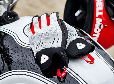 GLOVES KINETIC LIGHT GREY BLACK
